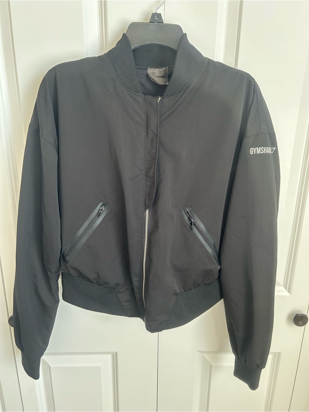 Gymshark Black Bomber Jacket